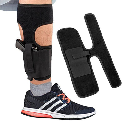 Ankle Holster Adjustable with Magazine Pocket Neoprene Elastic Wrap Concealed - Picture 6 of 11