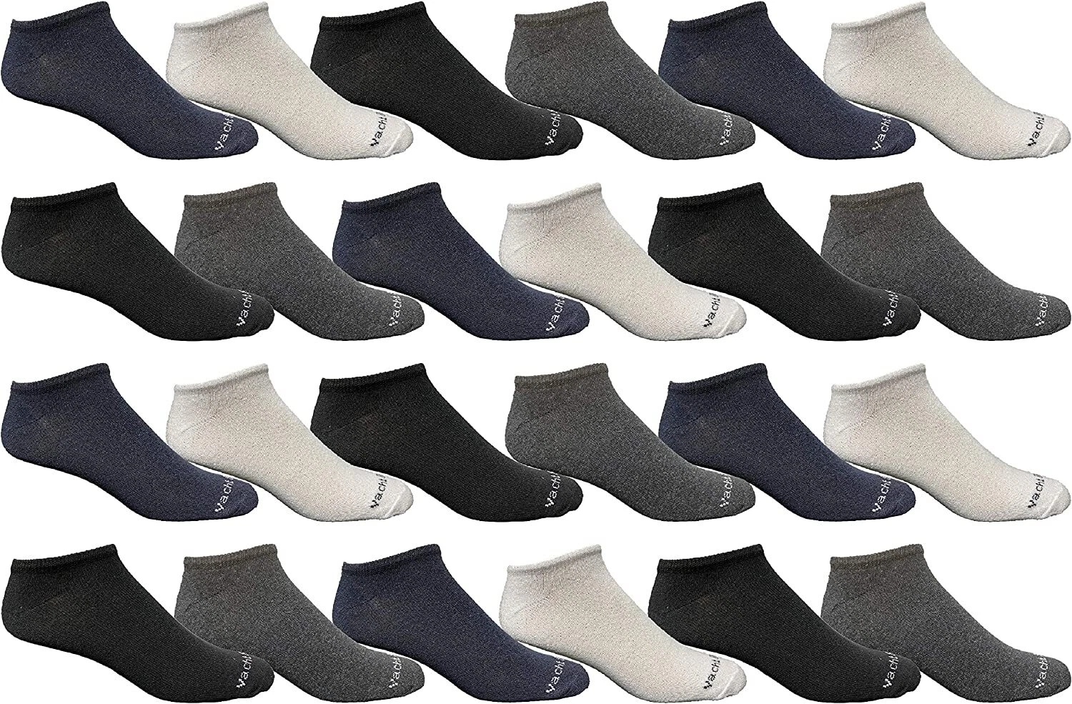 Value Pack of WSD Mens Ankle Socks, No Show Athletic Sports Socks
Opens in a new window or tab