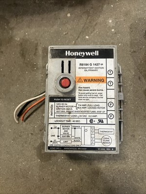 Honeywell R8184 G 1427 5 120VAC Intermittent Ignition Oil Primary Control Module