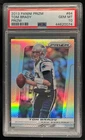 2013 Panini Prizm Tom Brady Silver Prizm SSP #64 New England Patriots PSA 10
