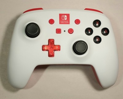 Power A Wireless Controller for Nintendo Switch White/red Preowned Works