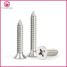 PHILLIPS COUNTERSUNK SELF TAPPING SCREWS A4 STAINLESS STEEL TAPPERS NO.2-NO.14