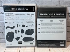 Stampin' Up HELLO BEAUTIFUL Stamp Set  BEAUTIFUL SHAPES Dies  Thank You