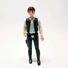 Star Wars Vintage Han Solo Original 1977 Kenner Figure Hong Kong - Big Head