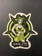 Hook-Ups Skateboard Sticker! Look!