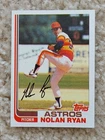 1982 Topps Nolan Ryan #90 Mint Condition Baseball Card Houston Astros