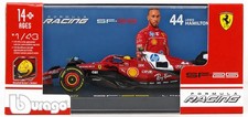 Bburago 18-36852H No.44 Lewis Hamilton Ferrari SF25 With Helmet 2025 Season Diec