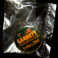 Vintage Garrett Metal Detectors Sydney 2000 Pin FACTORY SEALED