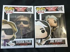 Funko POP! Rocks Aerosmith #172 Steven Tyler & #173 Joe Perry Set Vaulted NIB