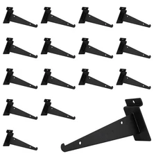 6 Inch Slatwall Shelf Bracket, Slatwall Accessories, Heavy Duty Slat Wall She...