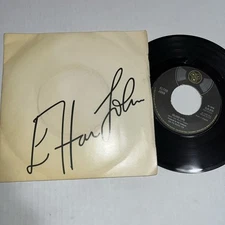 Elton John 7” IMPORT Vinyl 45 Island Girl Rocket UK Translucent