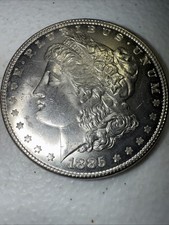 * 1885-P * SOLID+ GEM BU MS MORGAN SILVER DOLLAR * FROM ORIGINAL COLLECTION