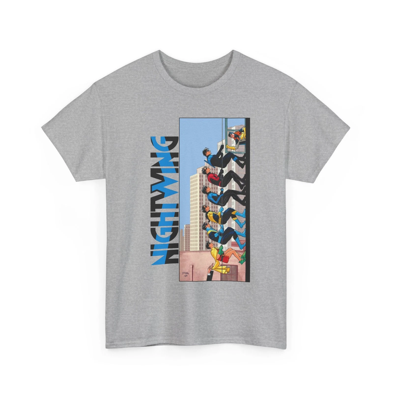 Nightwing T-Shirt - Bruno Redondo Art - Dick Grayson - Titans Leader - DC Comics