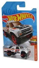 Hot Wheels HW Hot Trucks 9/10 (2018) White '87 Dodge D100 Toy Truck 275/365