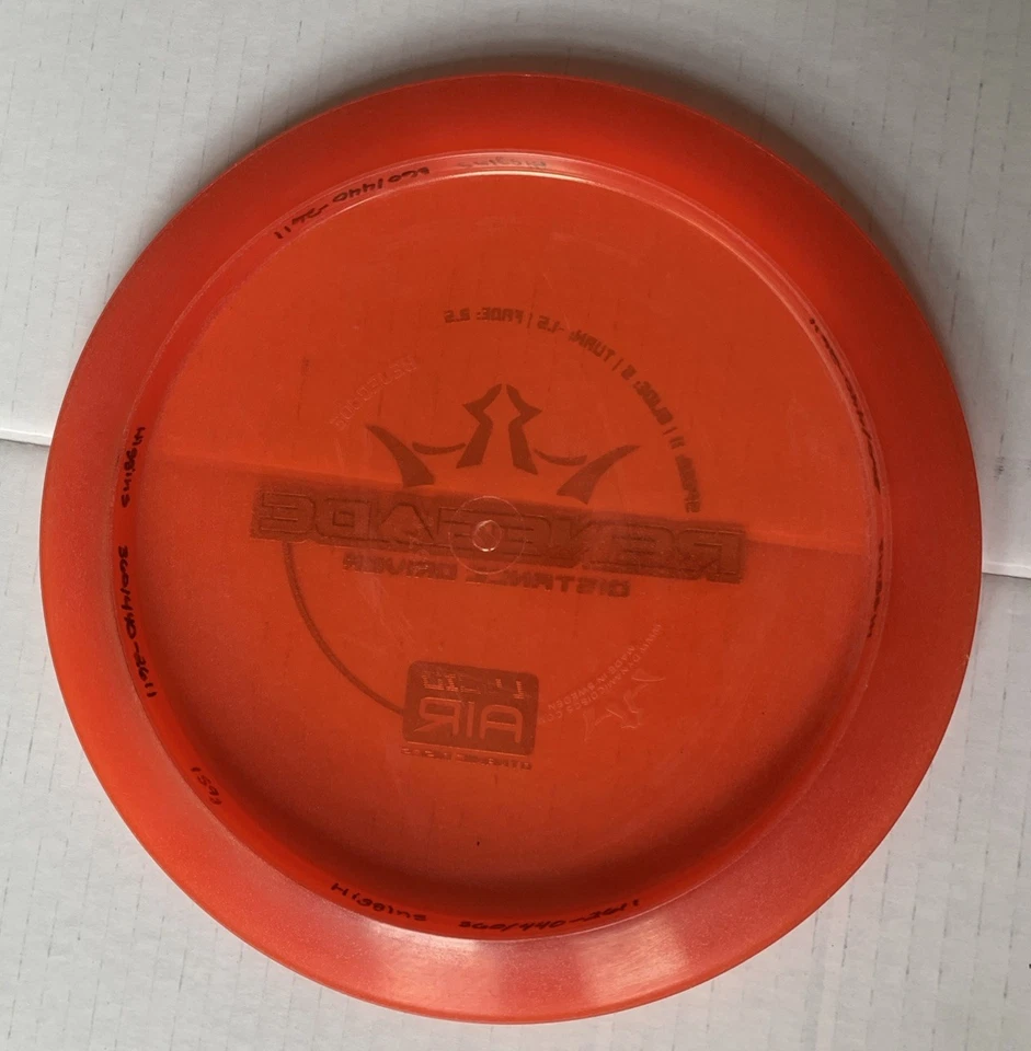 Dynamic Discs Lucid Air Renegade Lightweight Red 159 Grams - Image 2 of 4
