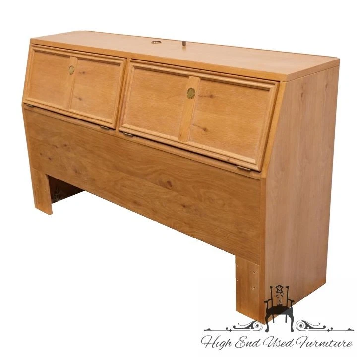 MUEBLES STANLEY Roble Blanqueado Costero Contemporáneo Moderno Almacenamiento Tamaño Queen... Foto 4 de 4