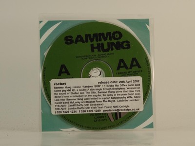 SAMMO HUNG RANDOM SOB (D83) 2 Track Promo CD Single Picture Sleeve BOOBYTRAP