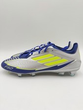 Adidas Men&rsquo;s F50 Pro FG Messi Cleat Size 8.5 Silver/Blue/Green |JR8023|