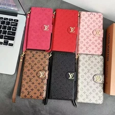 Luxury Leather Wallet Case for iPhone 11 12 13 14 15 16 Pro Max shock-proof Flip