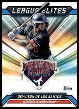 2025 Topps Pro Debut #LE-21 Deyvison De Los Santos League Elites Jacksonville