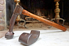 Vintage Antique Heller Autobody Hammer 418a Original Handle Dolly Mechanic Vintage Antique Heller Autobody Hammer 418a Original Handle Dolly Mechanic