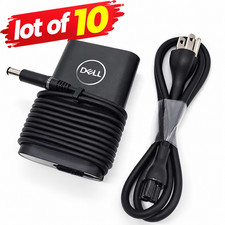 Lot of 10 Genuine Dell LA65NM130 HA65NM130 65W 19.5V AC Adapter Charger Bulk