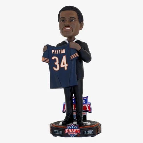 Walter Payton Chicago Bears 1975 Draft Pick Bobblehead NFL Football