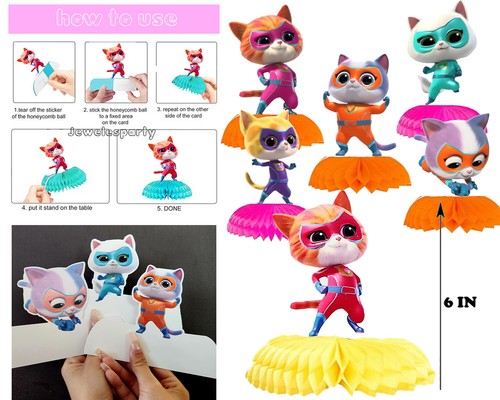 SUPERKITTIES HAPPY BIRTHDAY SUPPLIES DECORATION THEME IDEA FAVOR PARTY BALLOON - Picture 42 of 63