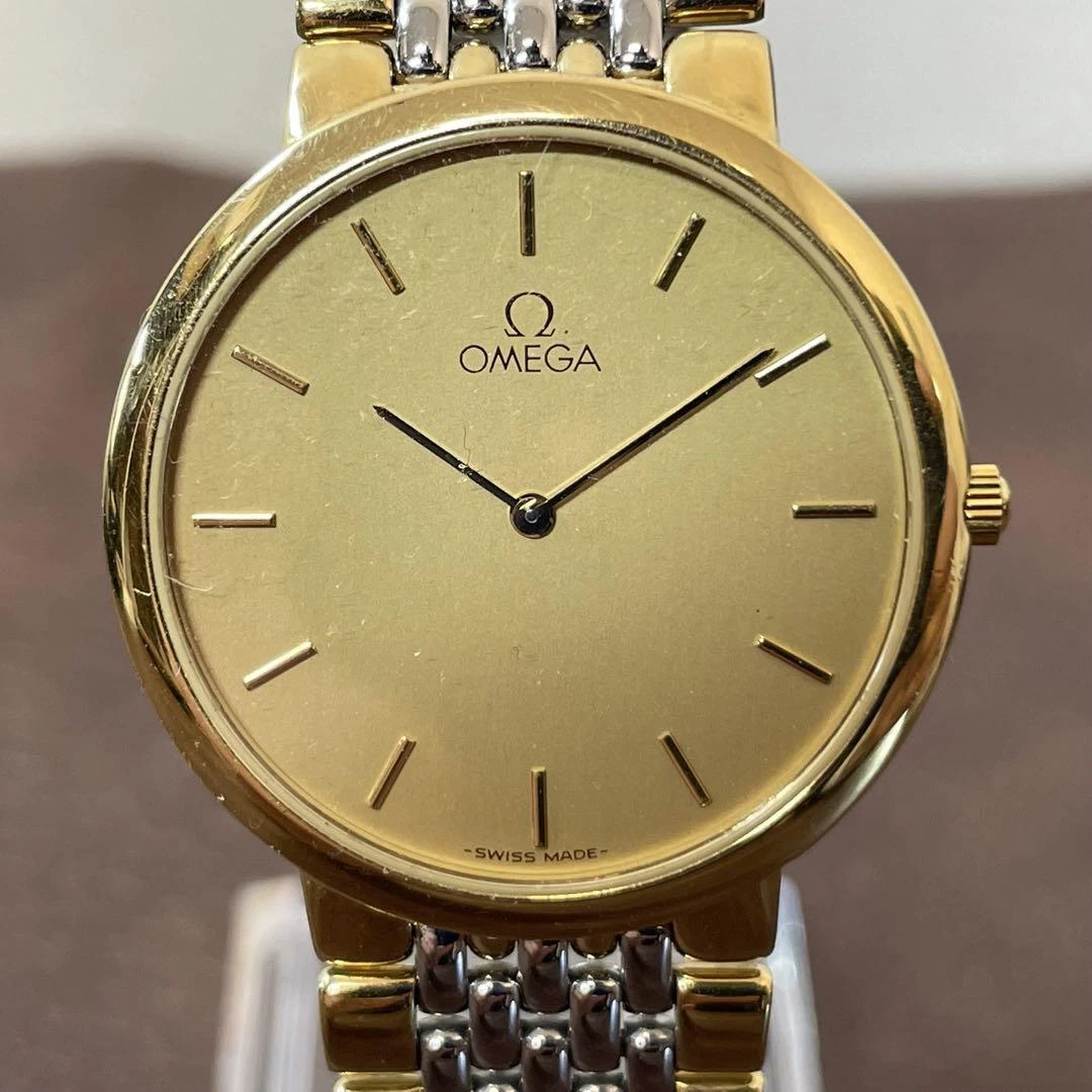 Japan Used Watch] Omega Devil De Ville Quartzmens Watch | eBay