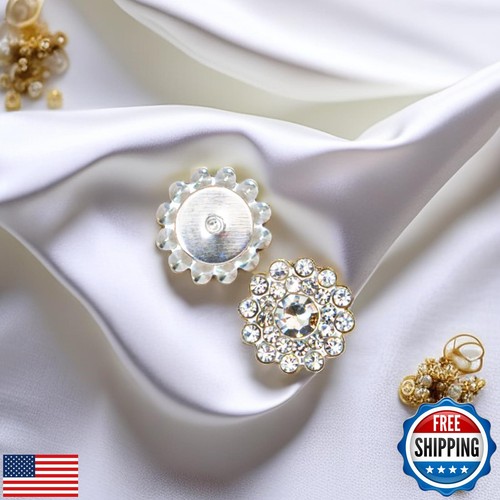 200 pcs Rhinestone Embellishments Crystal Decoration Brooch Button Flatback D - Picture 5 of 5