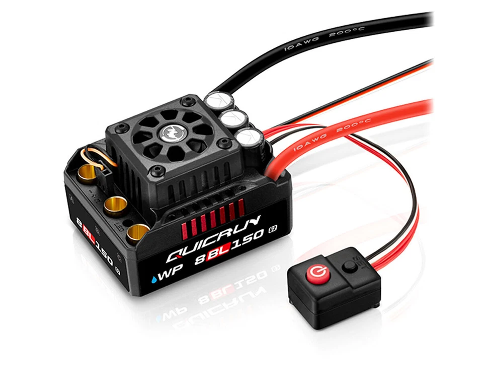 Hobbywing QuicRun WP8BL150 G2 Brushless Regler 150A 3-6s für 1:8 HW30109003  - Bild 2 von 4