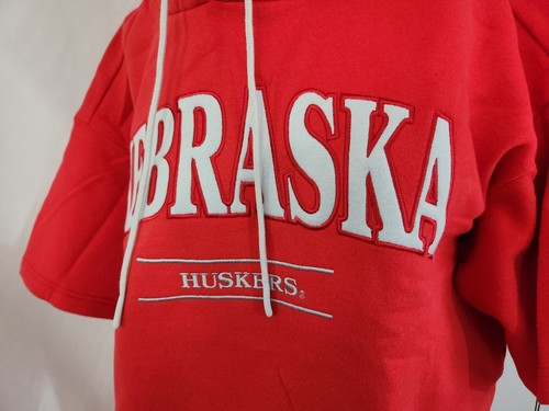 Fanatics Nebraska Cornhuskers University Short Sleeve Workout Hoodie SZ Medium - Picture 21 of 21