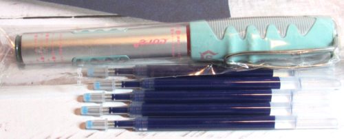 JUEGO DE 5 RECAMBIOS DE GEL AZUL FINO - se adaptan a bolígrafos Rotring Core - Imagen 2 de 2