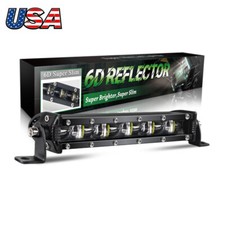 7inch Slim Led Work Light Bar Driving Truck Offroad Combo Fog Lamp Atv Utv Suv