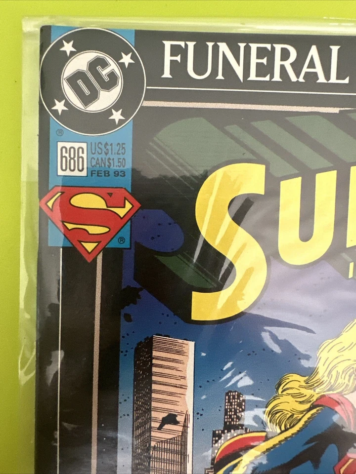 DC COMICS - SUPERGIRL EN ACCIÓN #686 FUNERAL FOR A FRIEND FEBRERO 1993 Foto 2 de 4