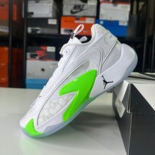 Nike Luka 2 Big Kids' Shoes DZ3498-103, White/Green Strike/Black Size 6Y/W 7.5