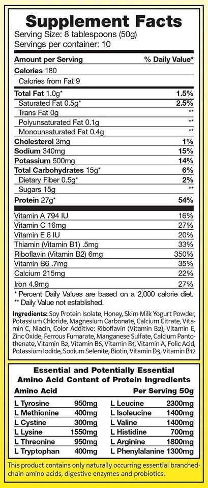 Suplemento dietético de reemplazo de comidas Almased para control de peso 17,6 onzas Foto 2 de 3