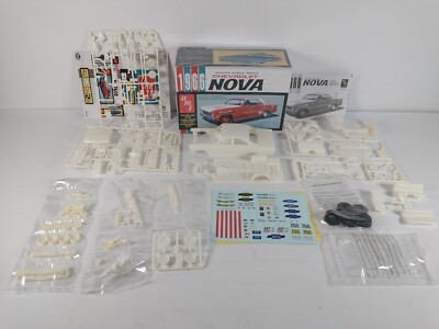 1966 Chevrolet Nova Bill Jenkins Grumpy's AMT 1:25 Model Kit # 772 ~ Parts Lot
