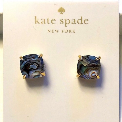 Pendientes KATE SPADE New York Corte Cojín Abulón Tono Oro - Imagen 3 de 7