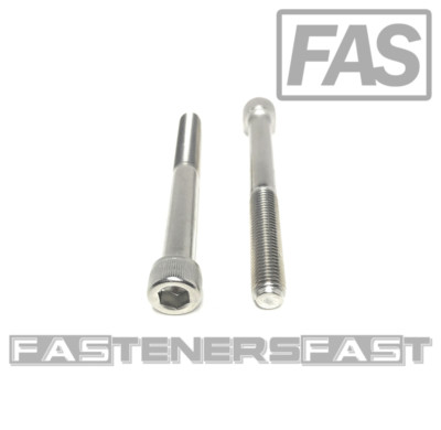 (5) 5/16-24x3 Stainless Steel Socket Head Cap Screw Allen Drive FINE THREAD