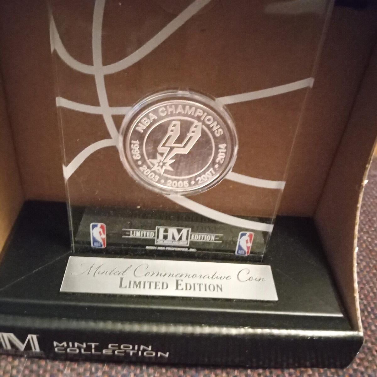 Highland Mint Coin Collection NBA Champions San Antonio