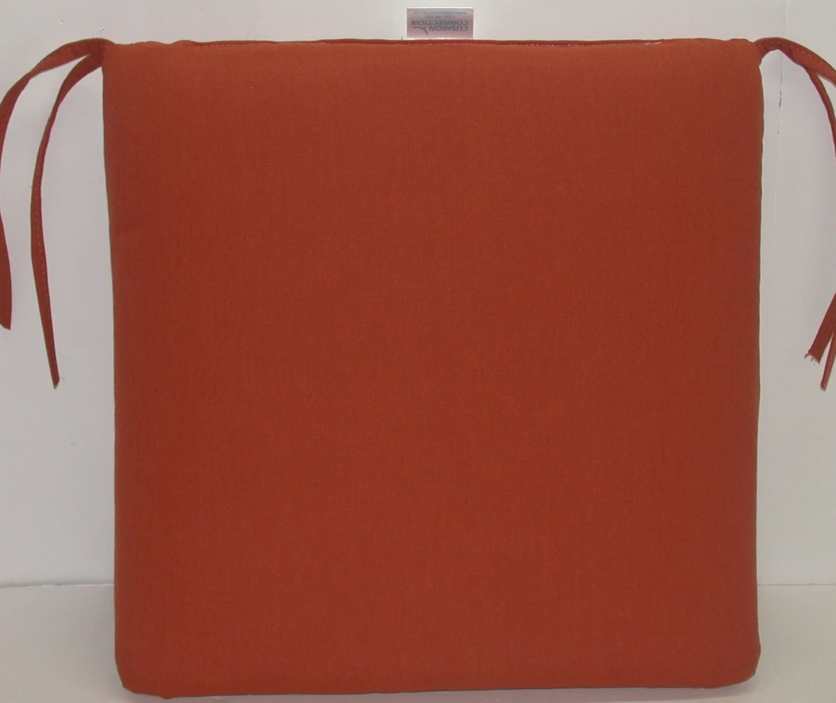 Sunbrella Outdoor Patio Seat Pad Canvas Rust 18 x 18 x 2.5 NEW