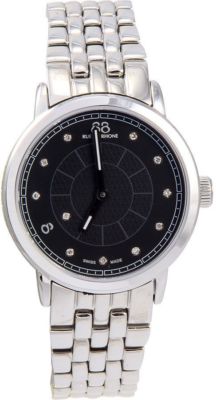 88 Rue Du Rhone 87WA120003 Womens Dress Double 8 Origin Diamond Black Dial Watch