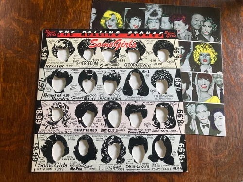 ROLLING STONES "Some Girls" US '78 LP (Die cut w/ celebrity Faces) NM - Monarch