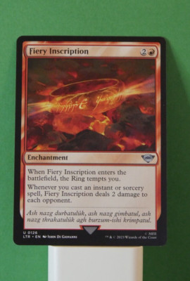 Fiery Inscription LTR 126 MTG Burn Spellslinger