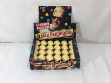 1987 Topps Max Headroom MTV Candy Display Counter Top 24 Pieces Complete Box