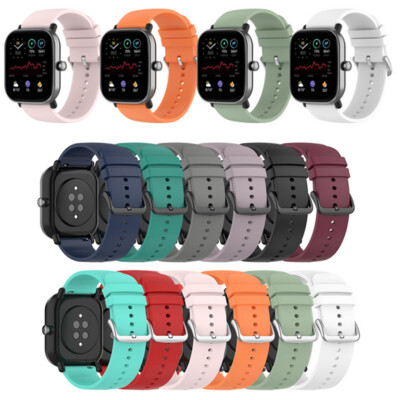 Für Amazfit GTS 3/GTS 2e/GTS 2/GTS/Bip Lite/Bip S 20mm Silikonband Uhrenarmband