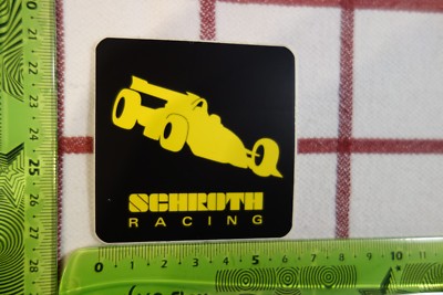 Alter Aufkleber Auto Motor Sport SCHROTH RACING