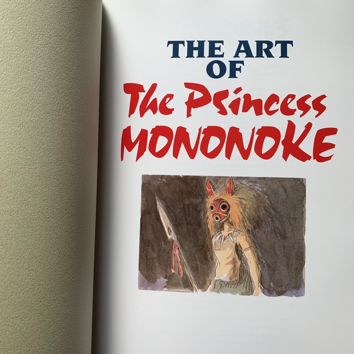 Princess Mononoke アート画集 The Art of The Princess Mononoke ( Studio Ghibli The Art