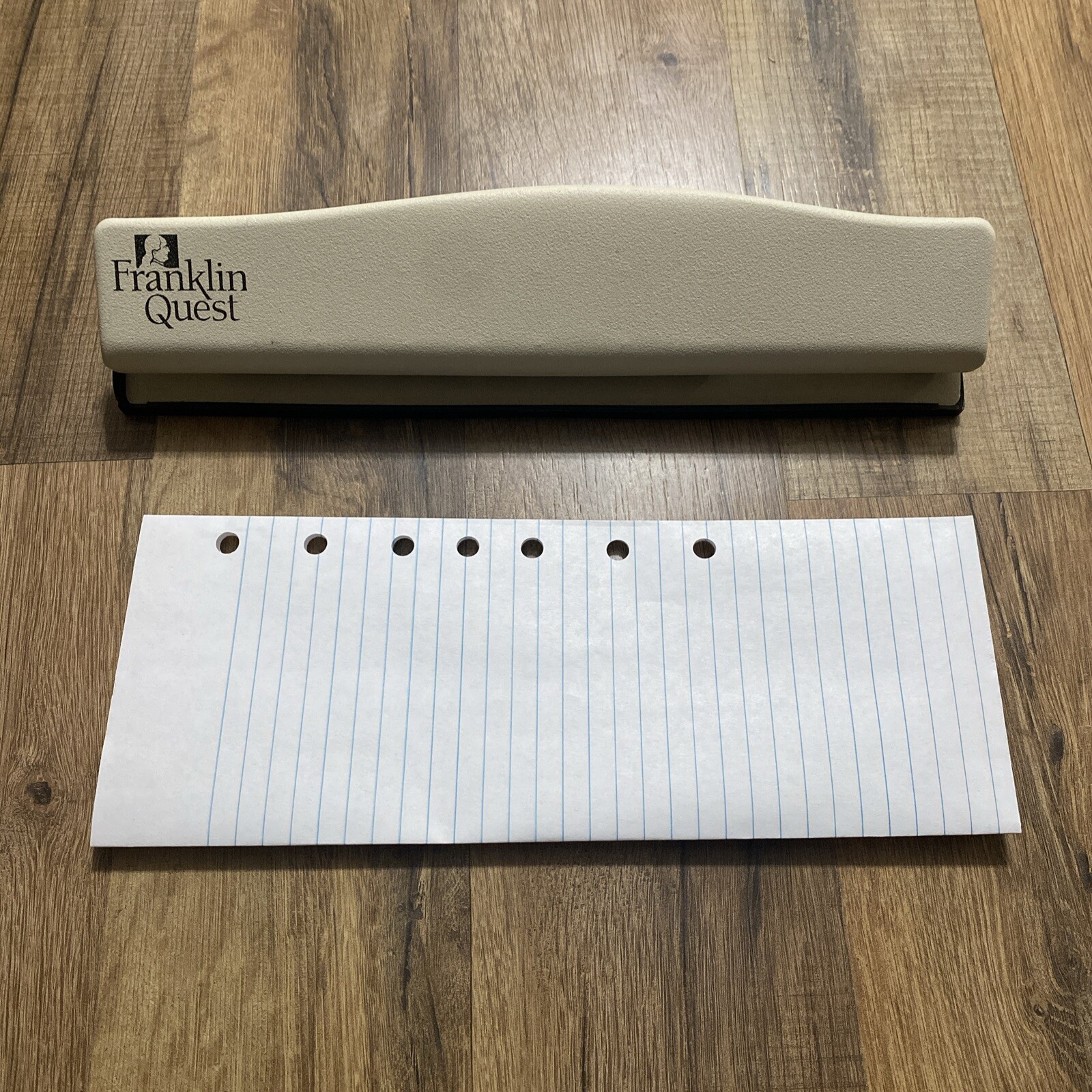 Franklin Quest Covey CLASSIC 7 Hole Punch Planner Organizer Metal 27 eBay